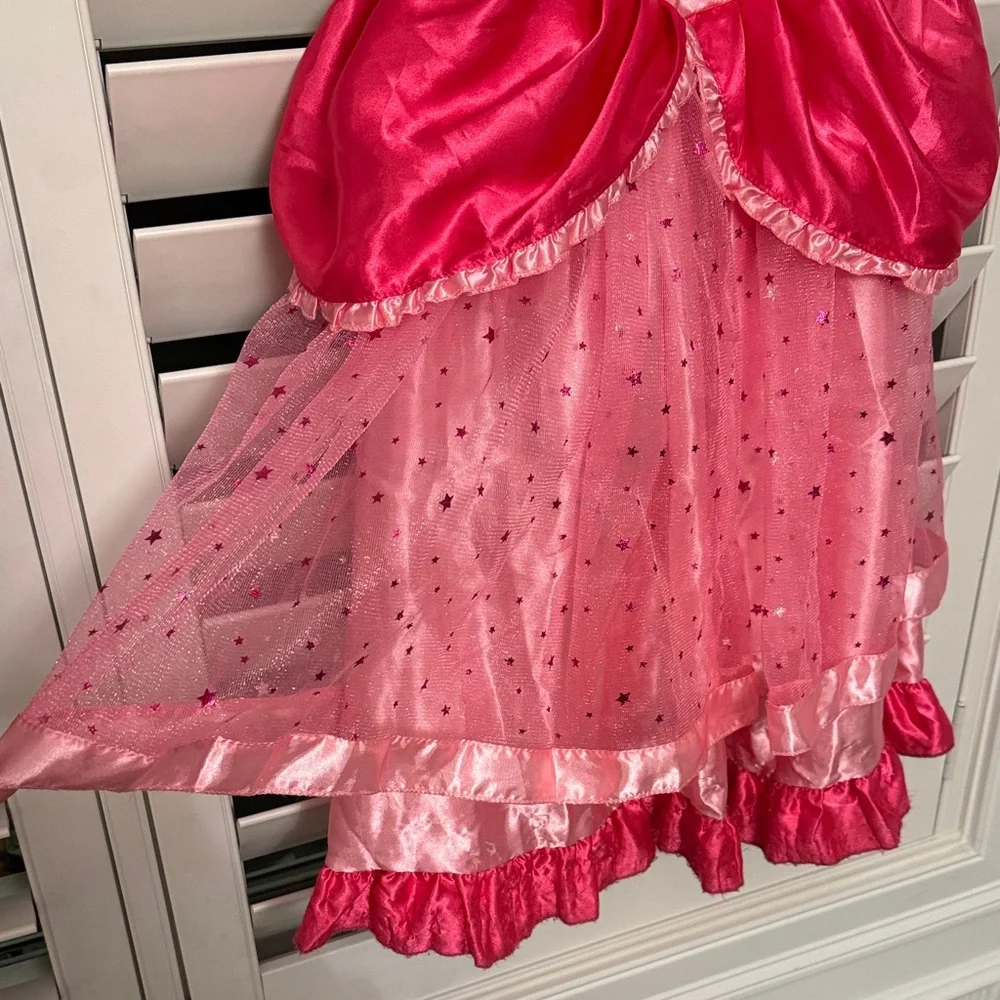 Spooktacular Creations Princess Peach Costume 3T Dress Wig Accessories Set